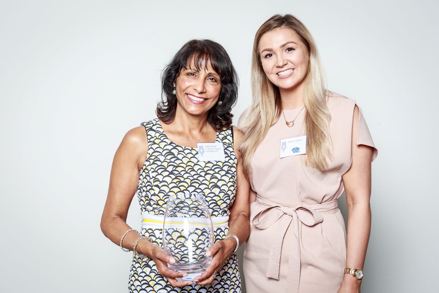 Kalpna Woolf (left) and Heather Marston from Scotch Beef PGI